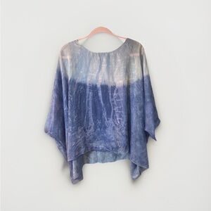Linea Domani Blue Tie-Dye Shirt